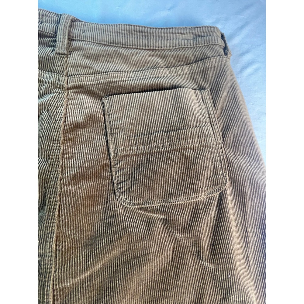 KUT from the Kloth Corduroy Rose Button Front Skirt Mushroom Size 12 - Picture 9 of 12